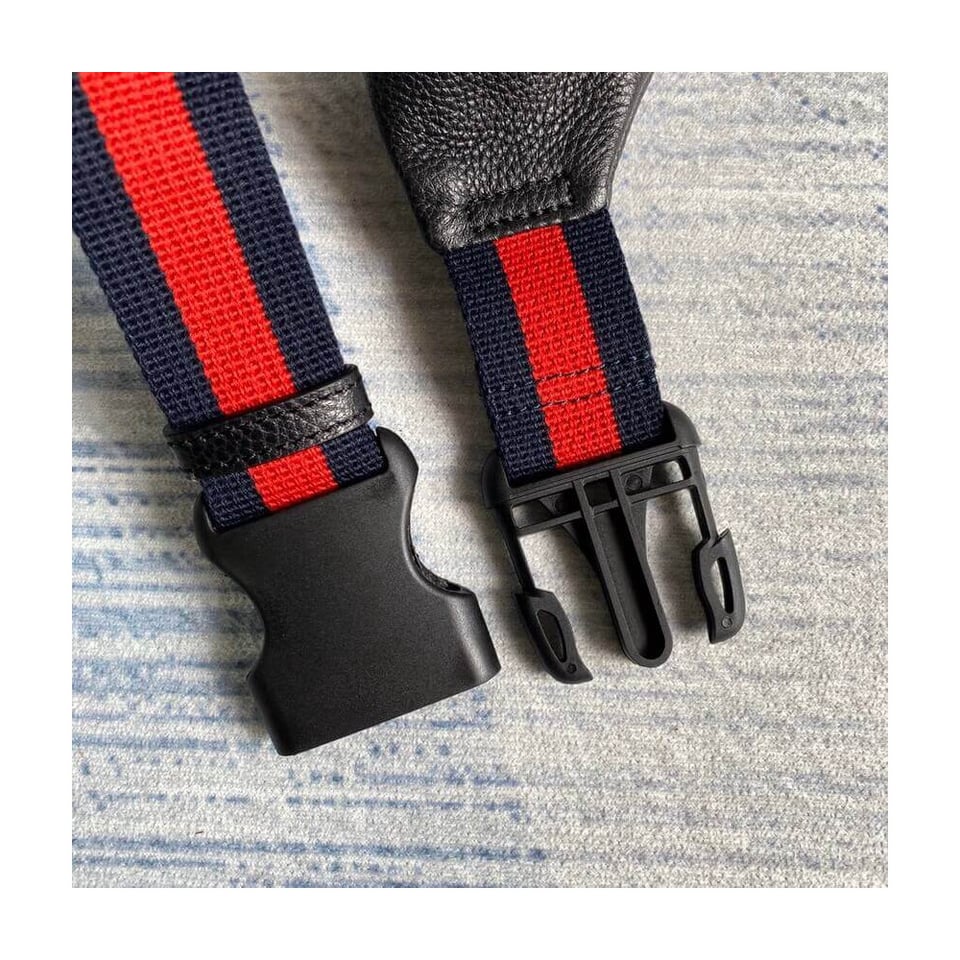 Gucci Leather Coco Capitan Vintage Logo Belt Bag Black view 11