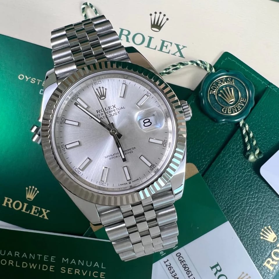 [Superclone] Rolex Datejust 41mm Silver Dial Jubilee 126334 view 5