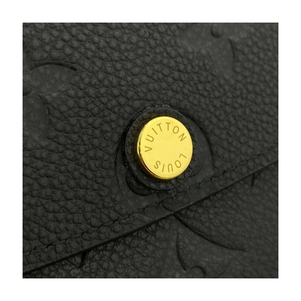 Louis Vuitton Monogram Empreinte Emilie Wallet Black view 7