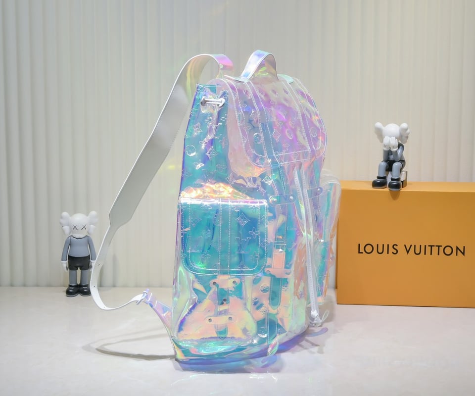 Louis Vuitton X Virgil Abloh Pvc Prism Christopher Backpack Honogram 49Cm M53286 view 10