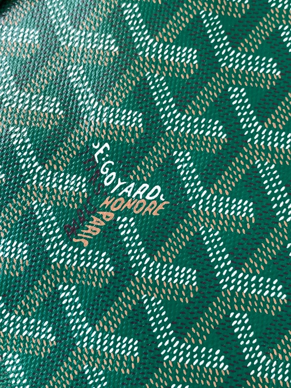 Goyard Yona Bag Coated MM 21Cm Green Canvas view 6