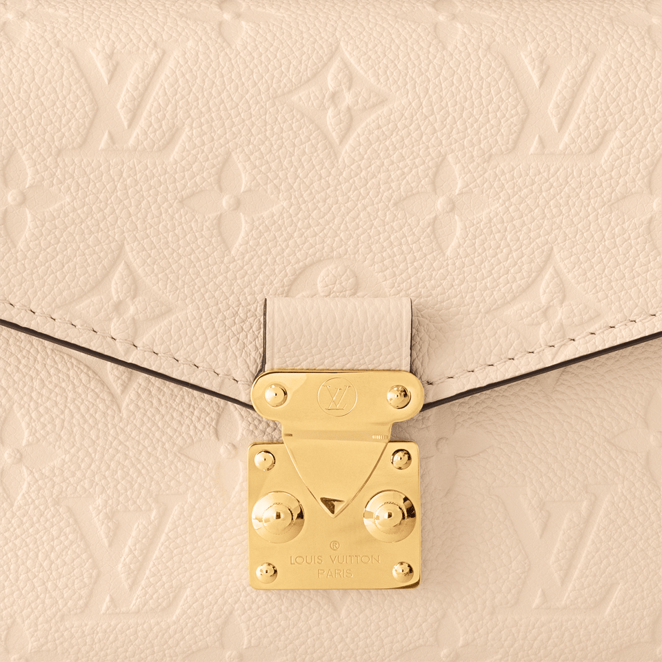 Louis Vuitton Pochette Métis East West Monogram Empreinte Leather – Women – Handbags Cream view 5