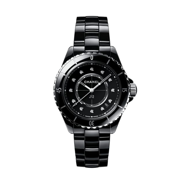 [SUPER CLONE] Chanel J12 Watch Calibre 12.6 – 38 mm Black Dial