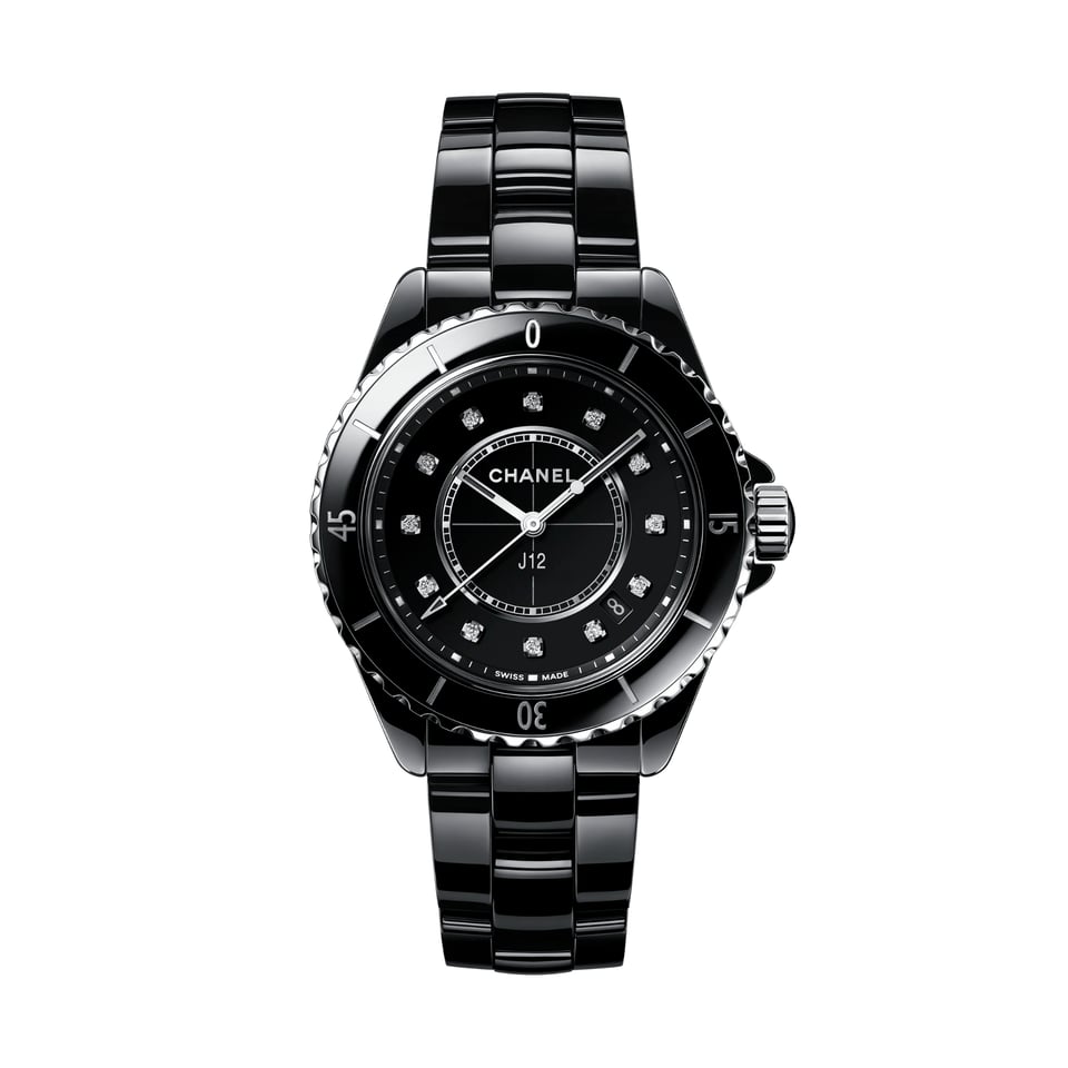 [SUPER CLONE] Chanel J12 Watch Calibre 12.6 – 38 mm Black Dial