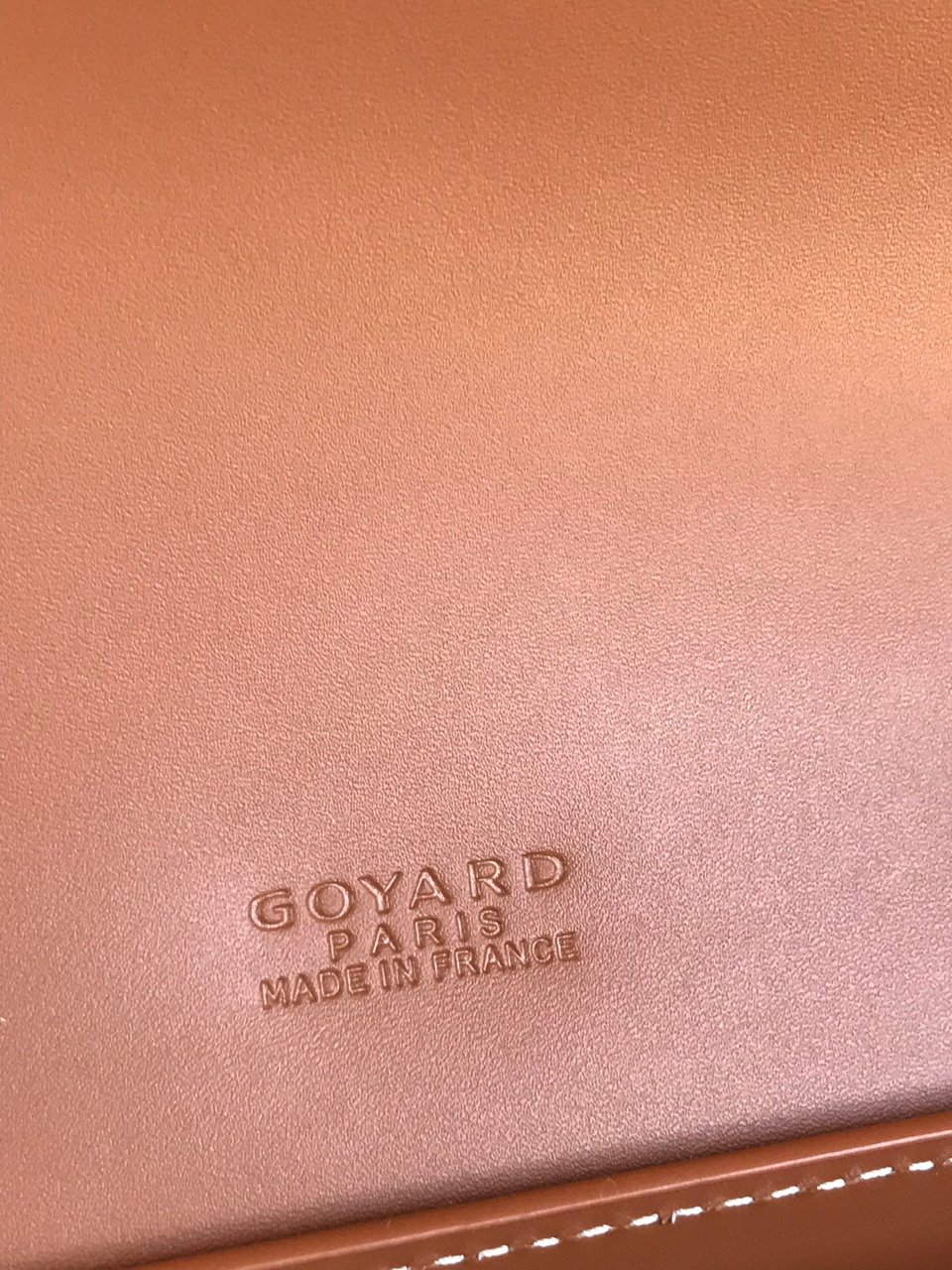 Goyard Duchesse Marie-Caroline Bag 25 Cm Black Goyardine Canvas And Tan Smooth Calfskin view 8