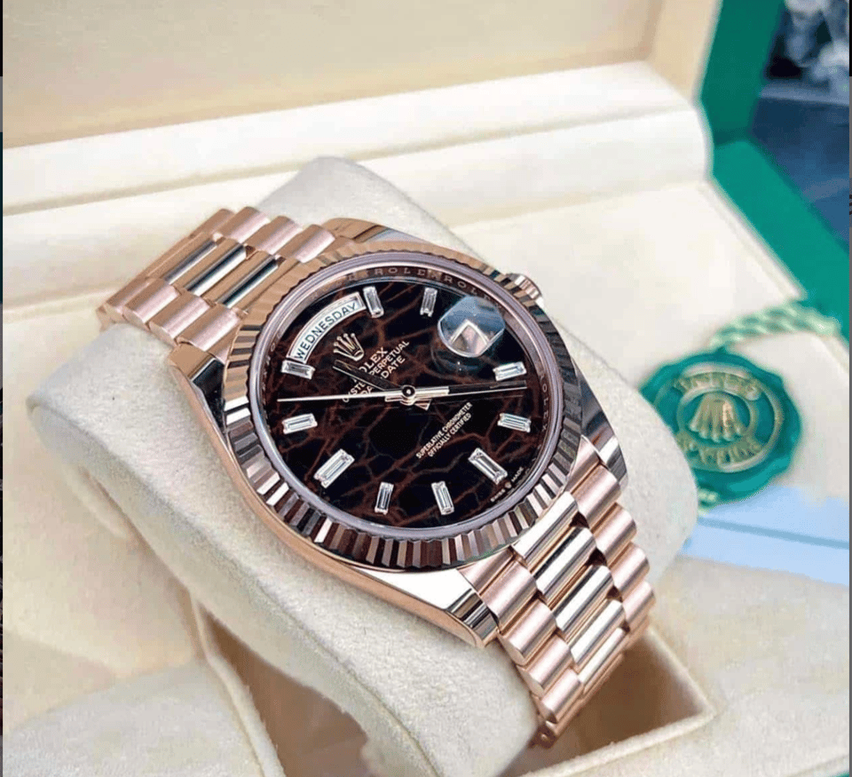 [Superclone] Rolex Day-Date 40mm Eisenkiesel Dial President 228235 view 3