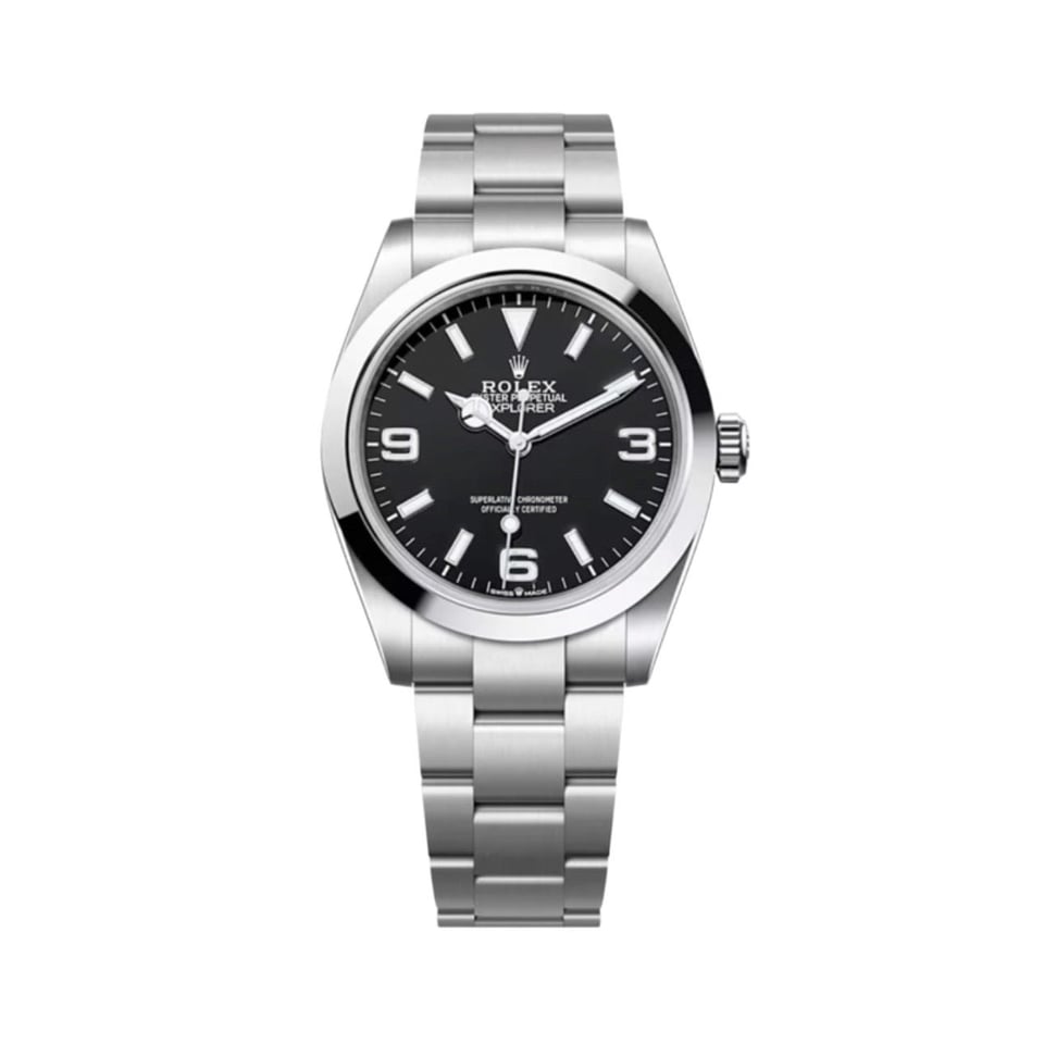 Rolex Explorer 40 mm Black Dial 224270 view 2