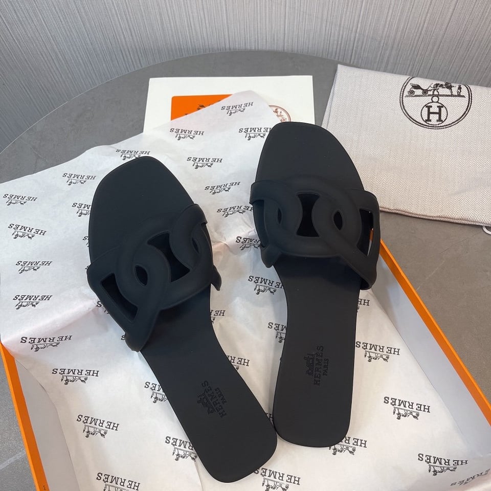 Hermes Aloha Sandal Black H201157Z 02350 view 11