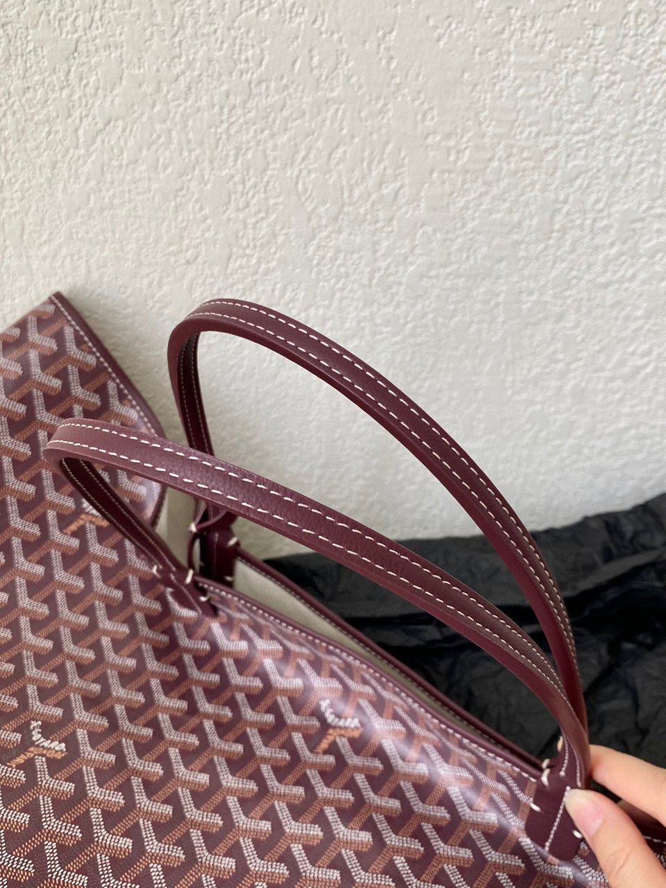 Goyard Saint Louis Gm 40Cm Burgundy Canvas view 7