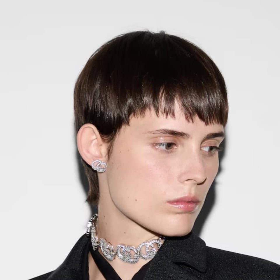 Gucci Gg Marmont Crystal Stud Earrings 814432 J3F42 8162 view 3