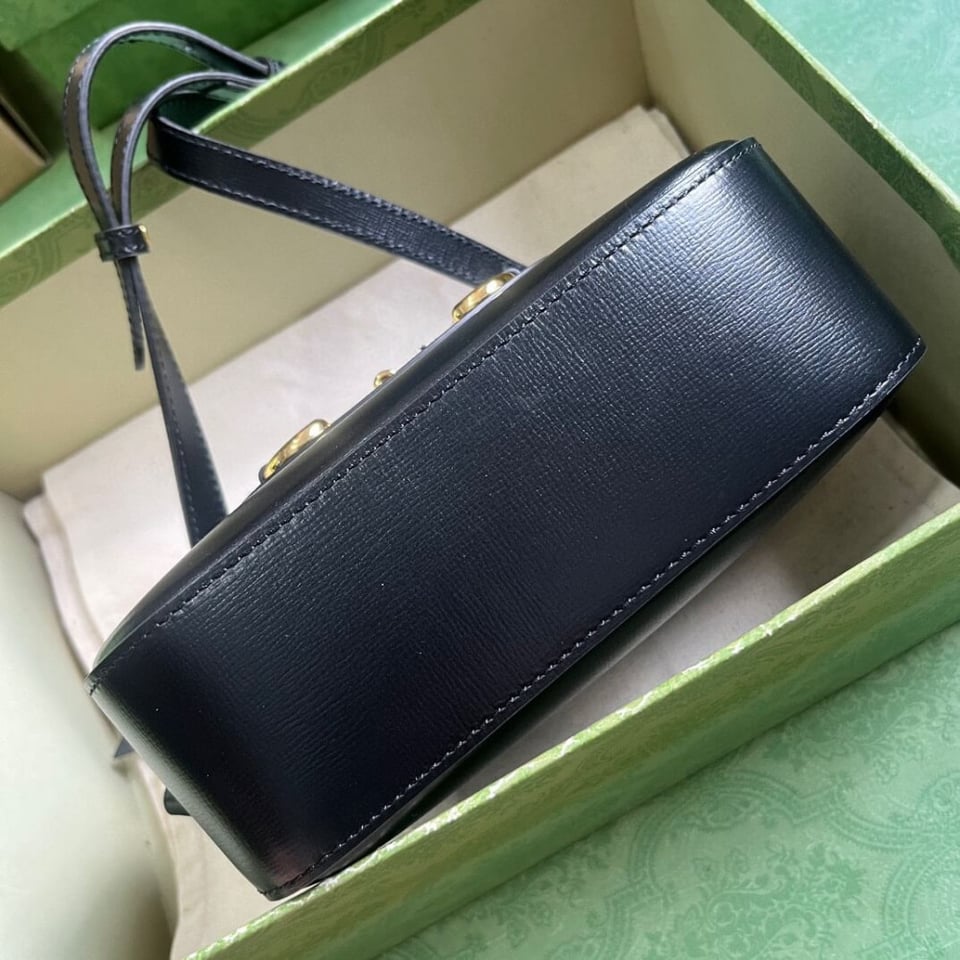 Gucci Horsebit 1955 Leather Small Shoulder Bag view 8