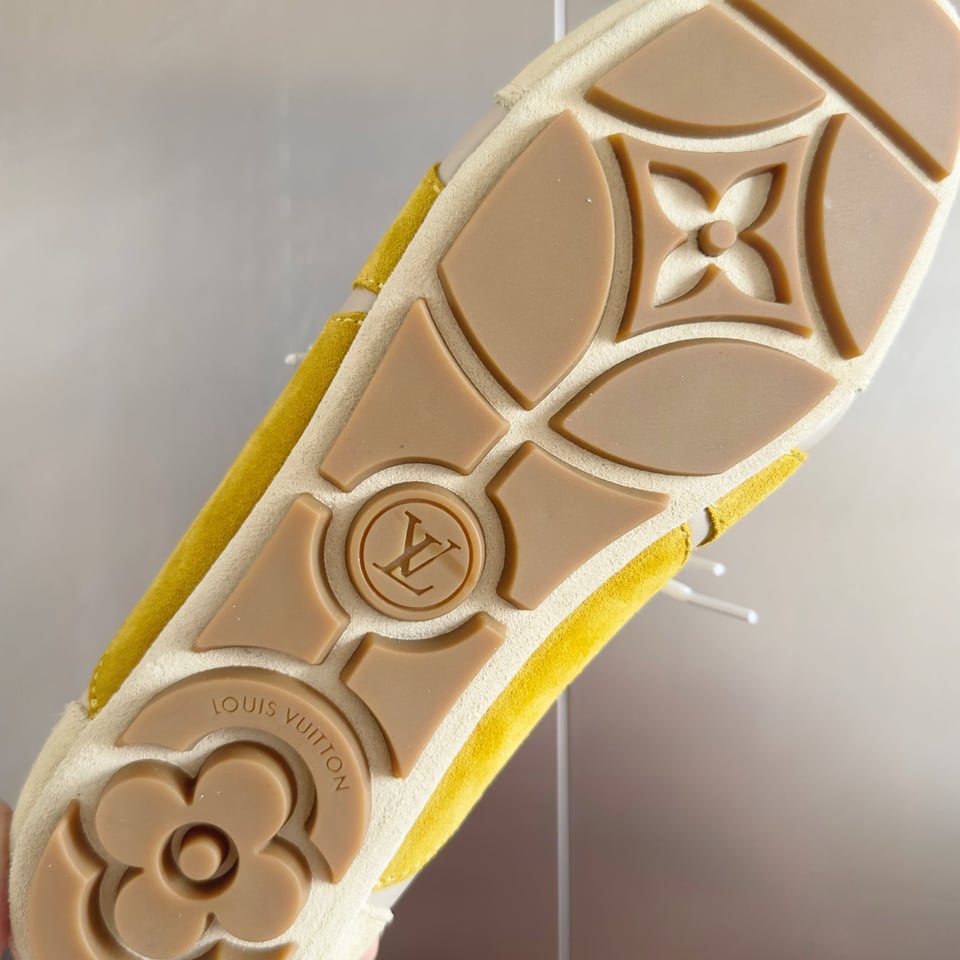 Louis Vuitton Sneakerina Yellow Beige – Women’s Ballet-Inspired Slim Sneakers view 8