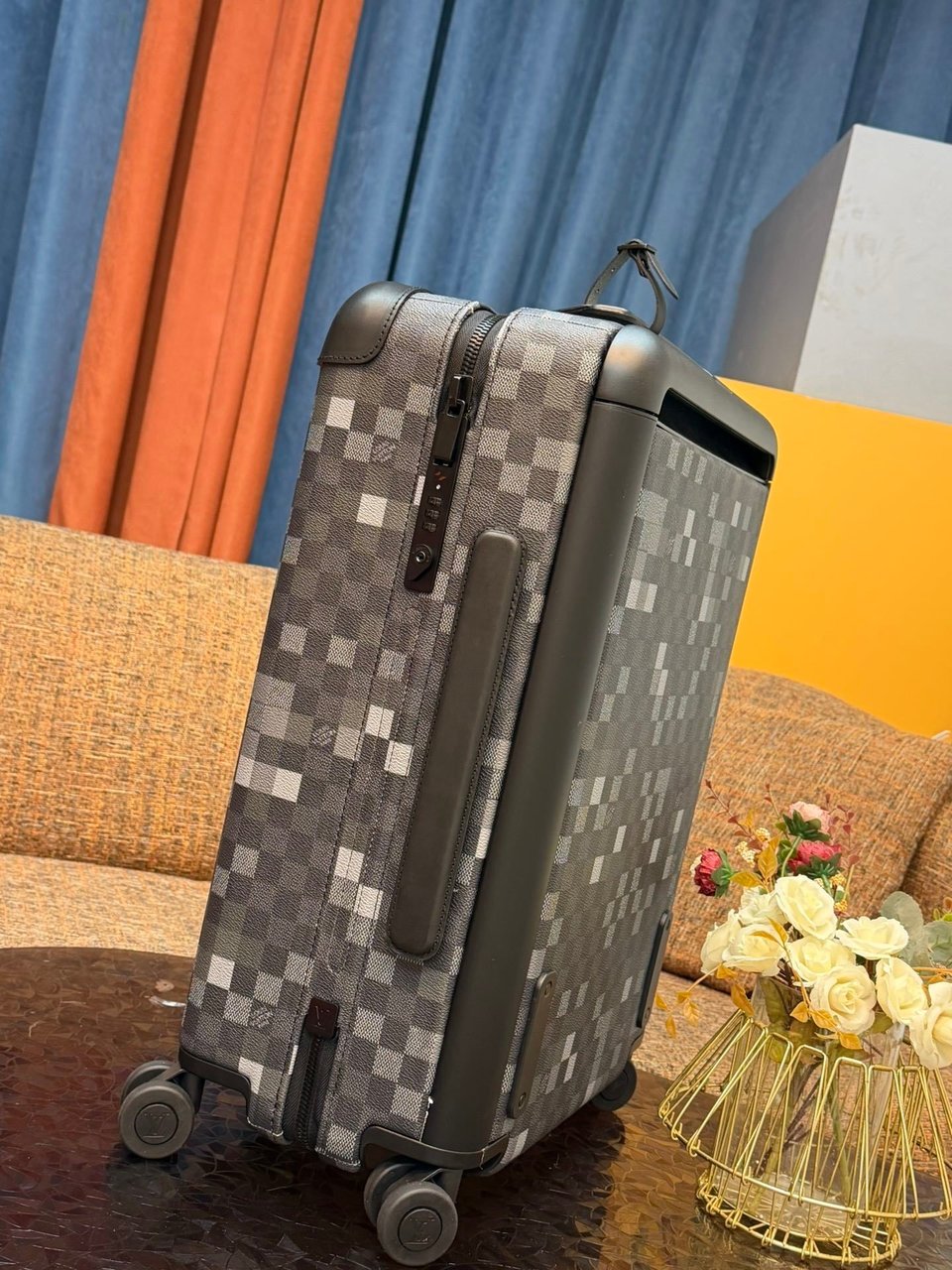 Lv Horizon 55 Carry-On Suitcase Damoflage Black Cabin Luggage 55cm/21.6in view 11