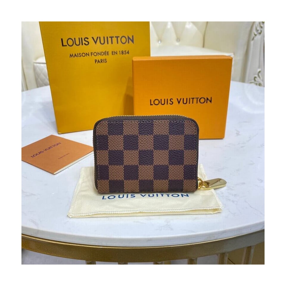 Louis Vuitton Damier Ebene Zippy Coin Purse view 5