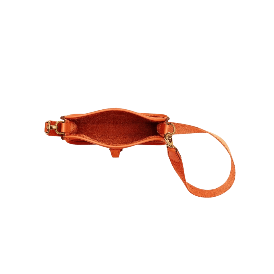 Hermes Evelyne 16 Amazone Bag Orange With Silver Toned Hardware 18cm view 4
