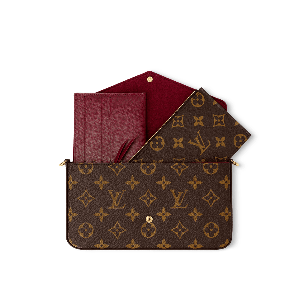 Louis Vuitton Félicie Pochette Lv Monogram Chain Bag Monogram 61276 21cm/8.3in view 5