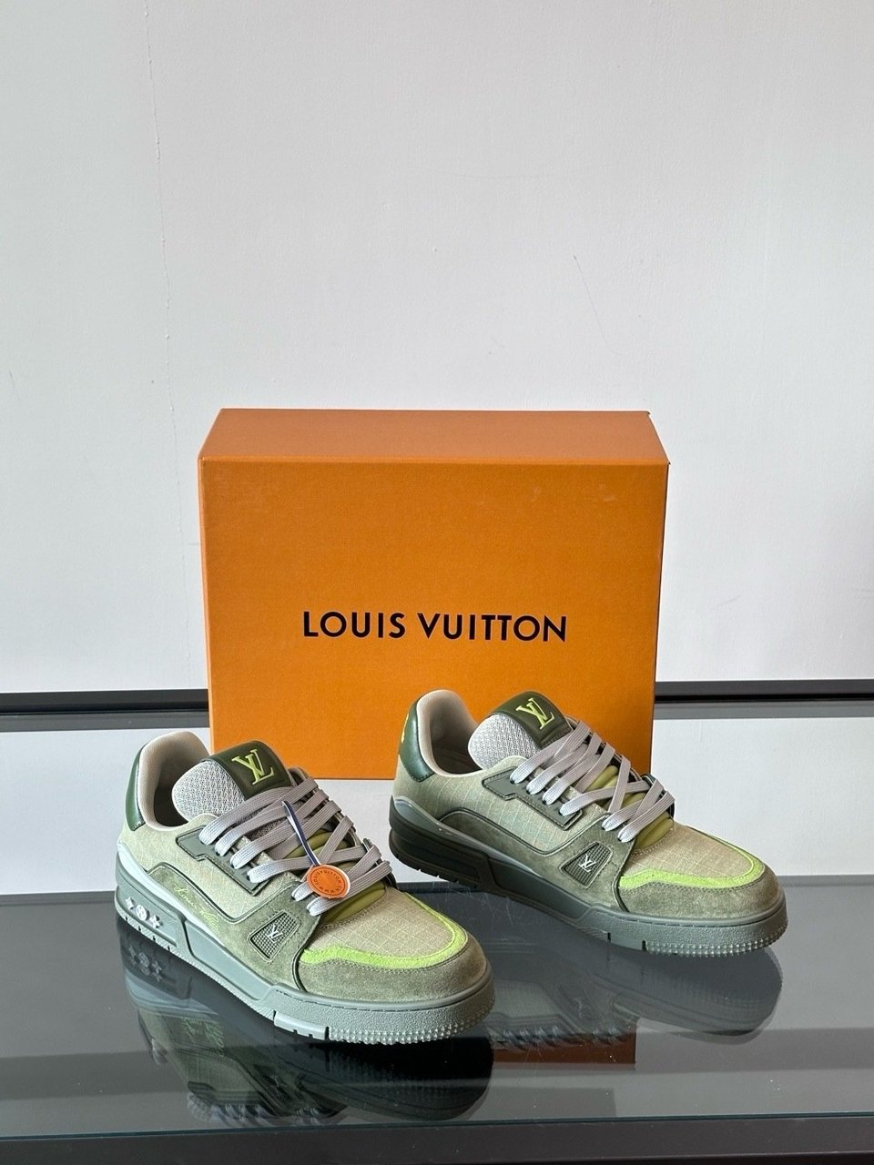 Louis Vuitton LV Trainer Outdoor Sneaker Green for Men view 6