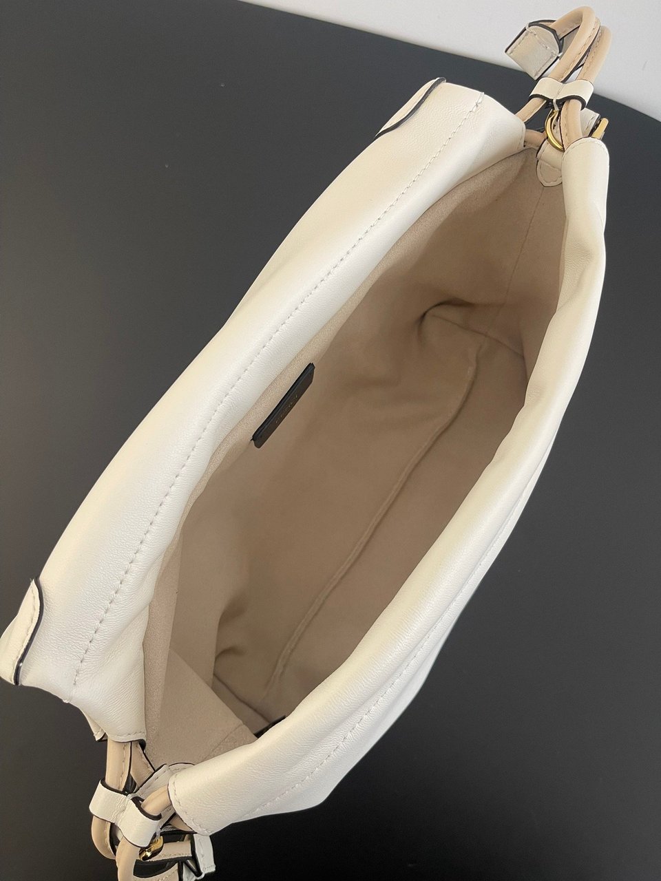 Fendi Mamma Baguette Medium Matcha White Nappa Leather Bag 26.5cm view 7