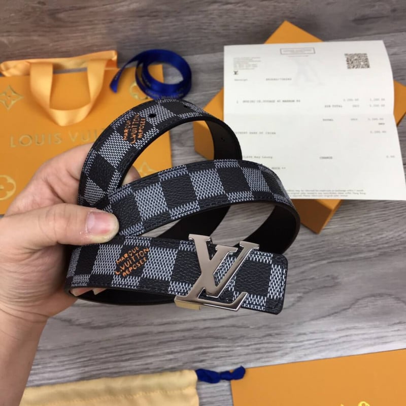 Louis Vuitton Initiales 25mm Reversible Belt MP182 view 5