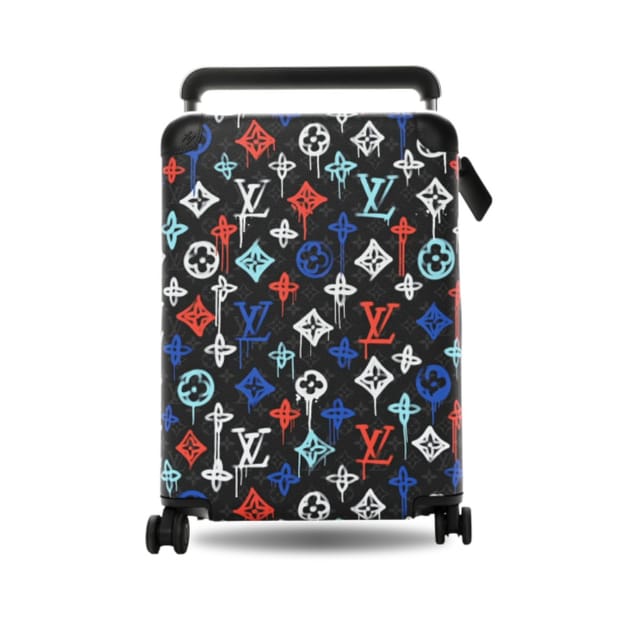 Louis Vuitton Horizon 55 Monogram Eclipse Graffiti Rolling Luggage Multicolor 55cm 1374889