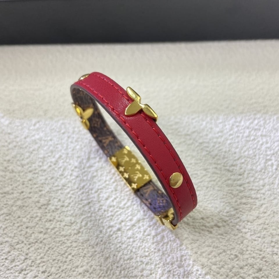 Louis Vuitton Reversible Monogram Bracelet Red view 2