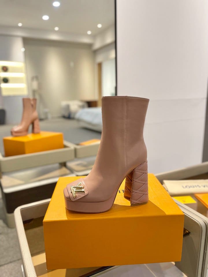 Louis Vuitton Shake Platform Ankle Boot Brown view 3
