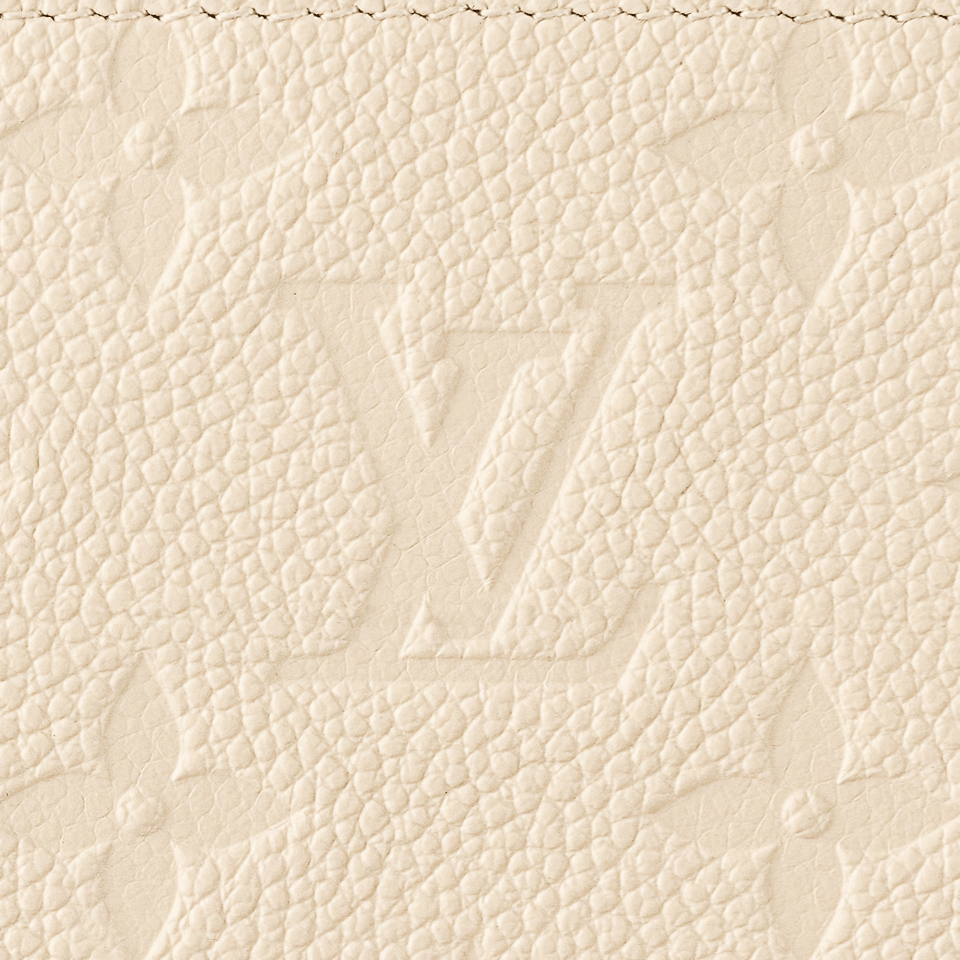 Louis Vuitton Monogram Empreinte Zippy Wallet Beige 19.5cm M82212 view 4