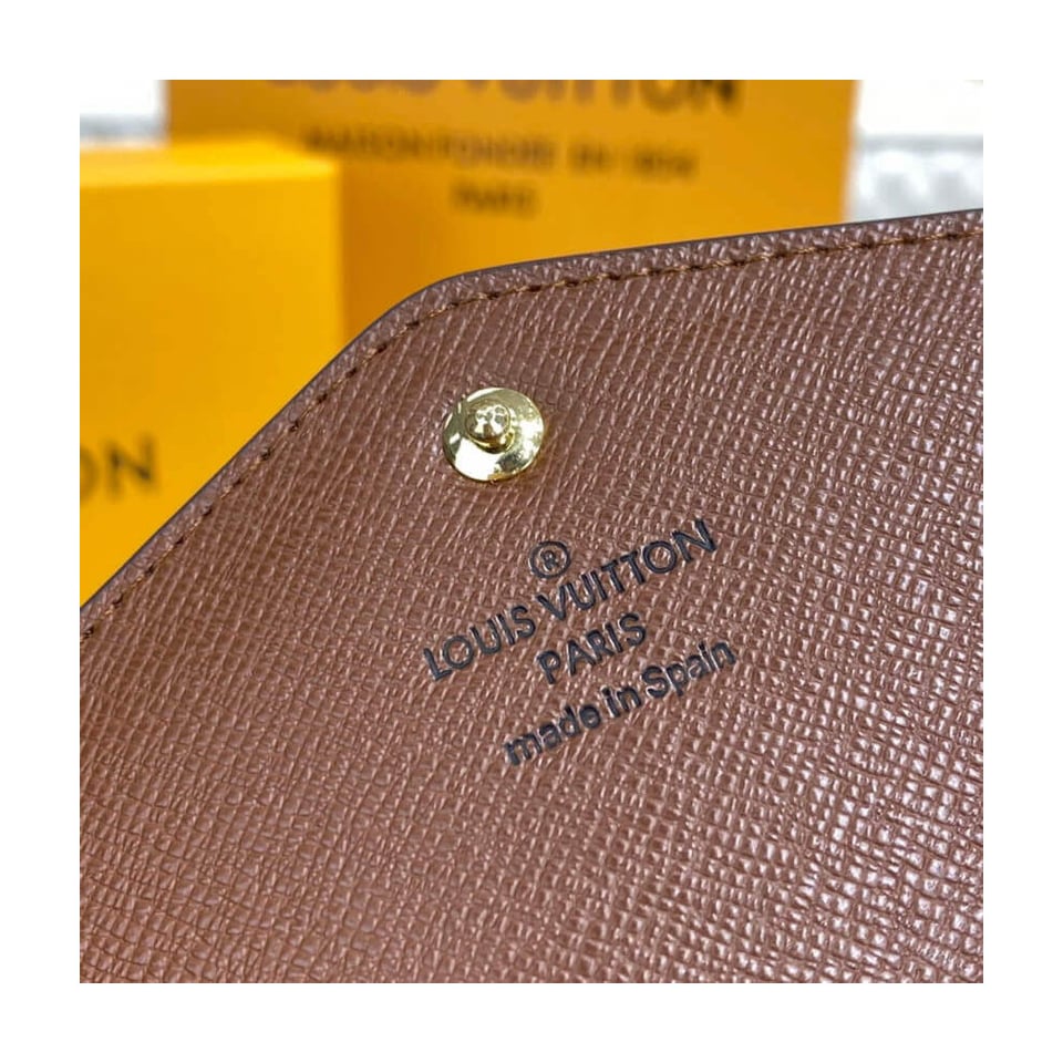 Louis Vuitton Monogram Cavas Sarah Wallet Brown 19cm view 10