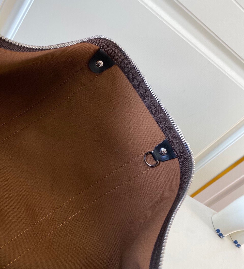 Louis Vuitton Keepall Bandouli Re 55 Monogram Macassar 55cm M56714 view 14