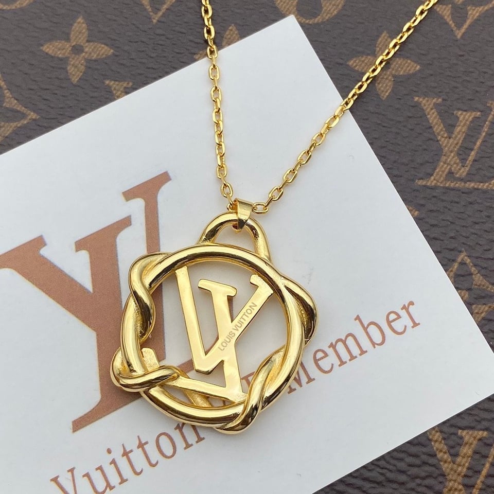 Louis Vuitton Garden Louise Gold Necklace view 7