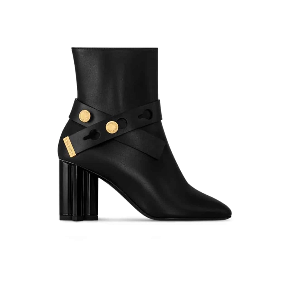 Louis Vuitton Silhouette Ankle Boot Black 1Adaqz view 2