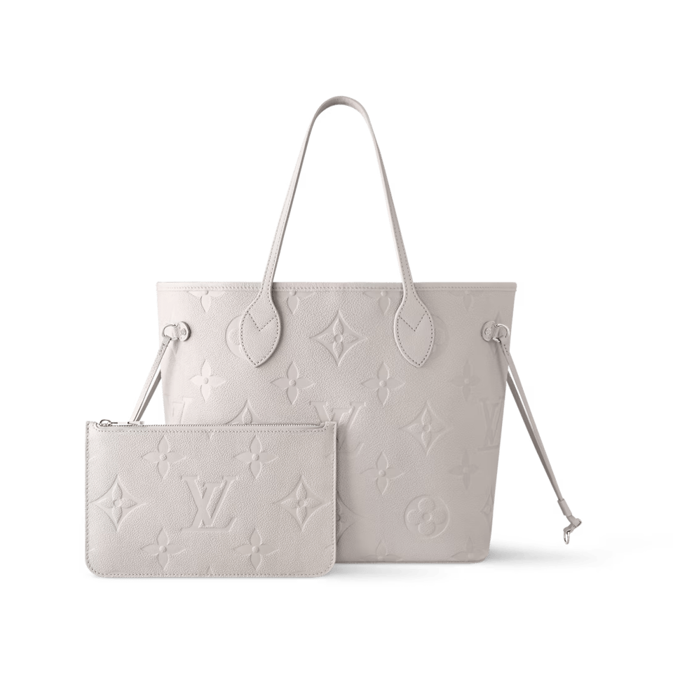 Louis Vuitton Neverfull Mm Tote Bag Brume Gray 31cm M13758 view 4