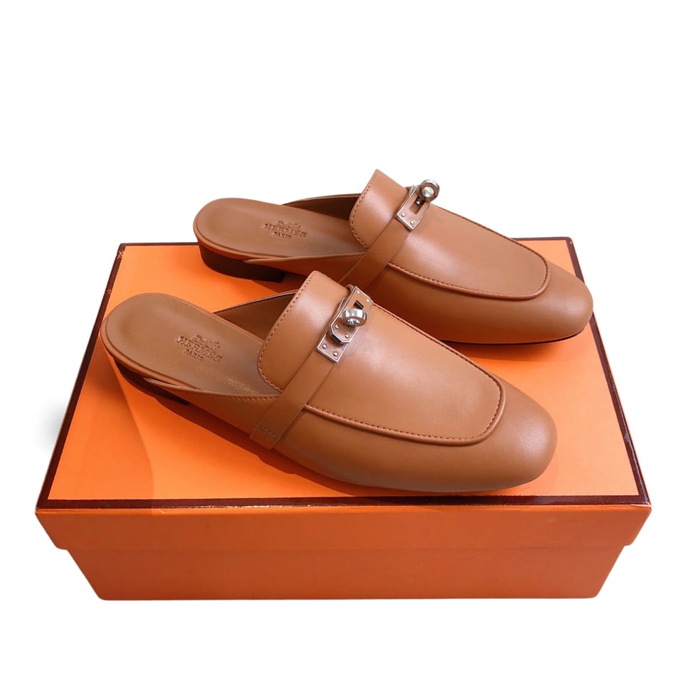 Hermes Oz Mule Brown view 2
