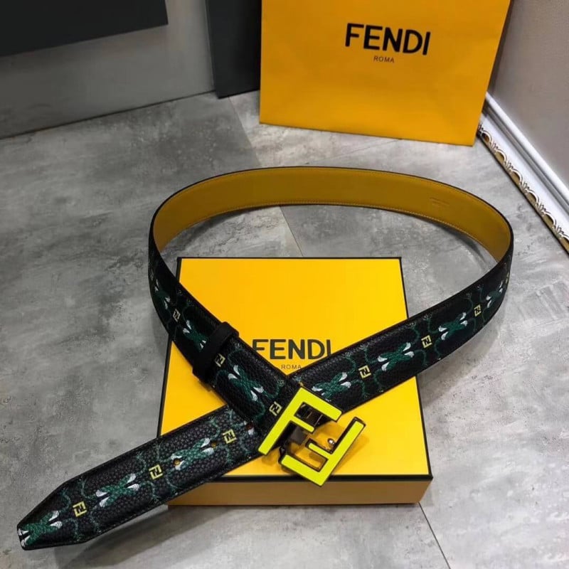 Fendi 40mm Leather Belt 8C057 view 2
