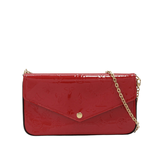 Louis Vuitton Pochette F Licie Wine Red 21Cm view 2