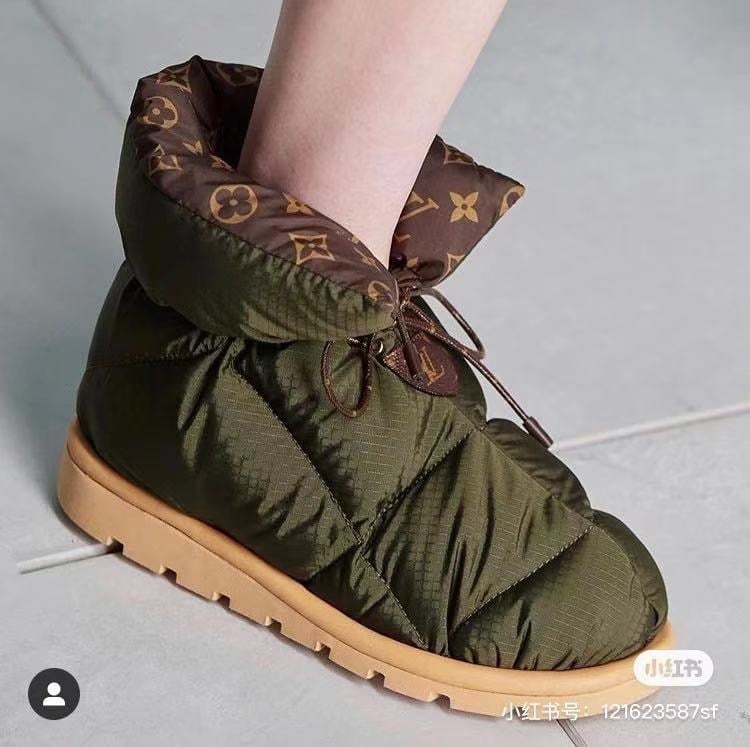 Louis Vuitton Pillow Comfort Ankle Boot Kaki 1A8T3L view 4