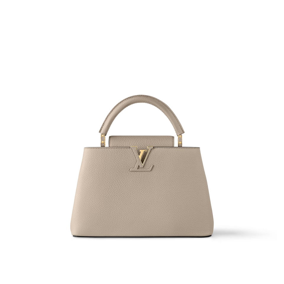 Louis Vuitton Capucines Mm Grey