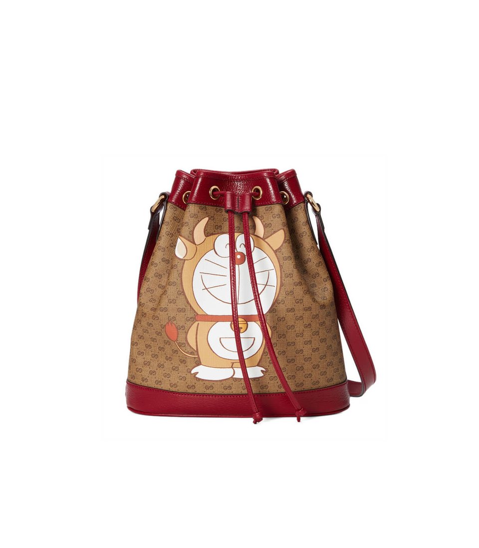 Doraemon x Gucci Small Bucket Bag view 2