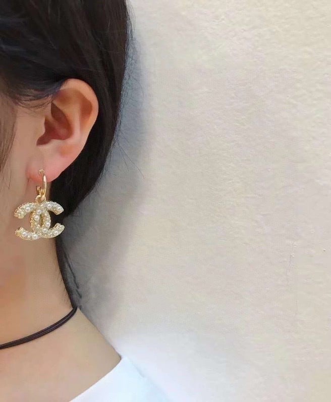 Chanel Cc Earrings view 5