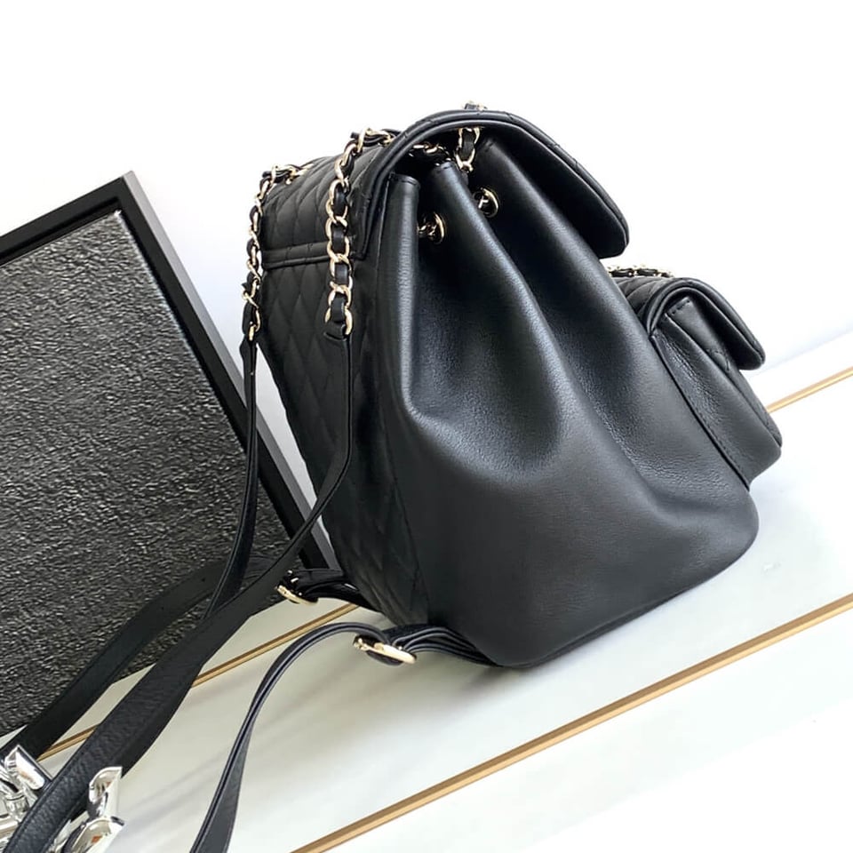 Chanel Calfskin Quilted Medium Duma Backpack 23cm view 8