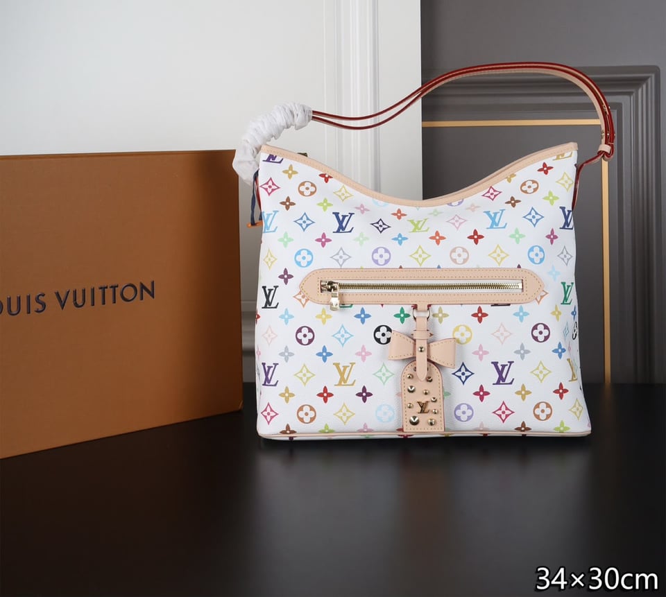 Louis Vuitton LV x TM Lineup Bag Multiple Colors/White 34.5cm M27582 view 2