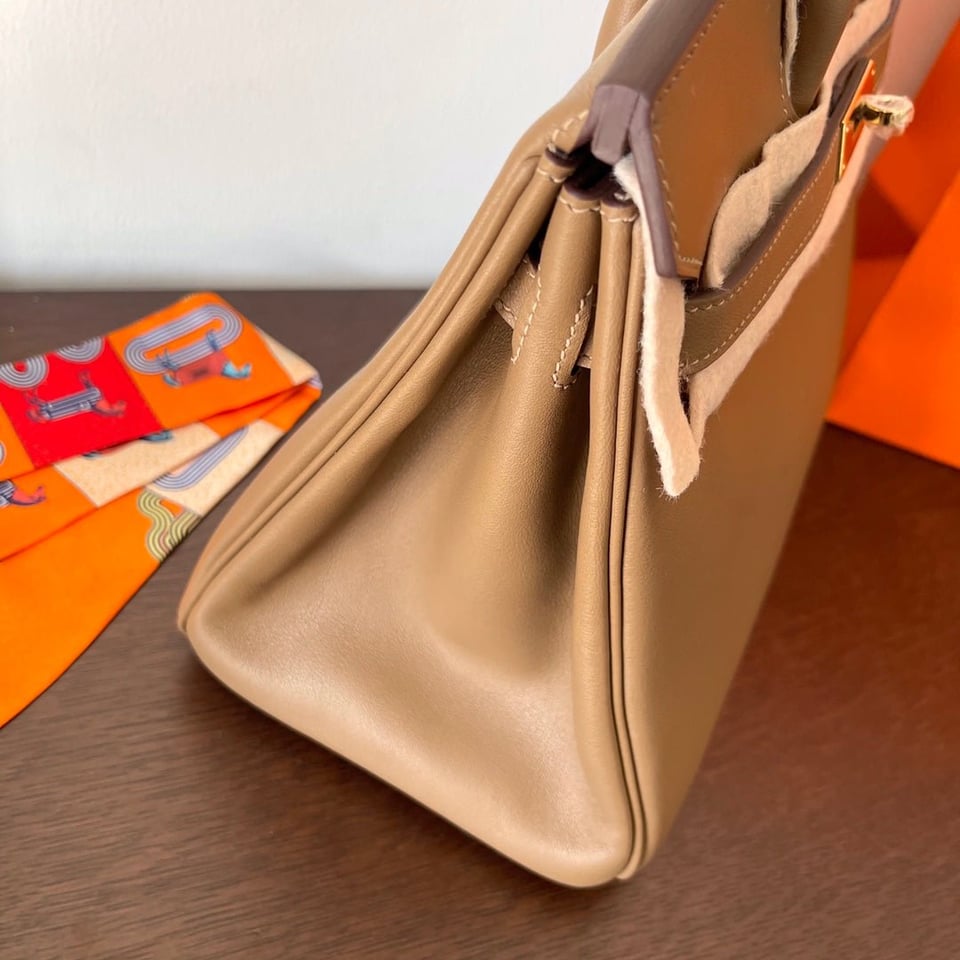 Hermes Birkin 30Cm Beige Swift Leather Gold Hardware view 5