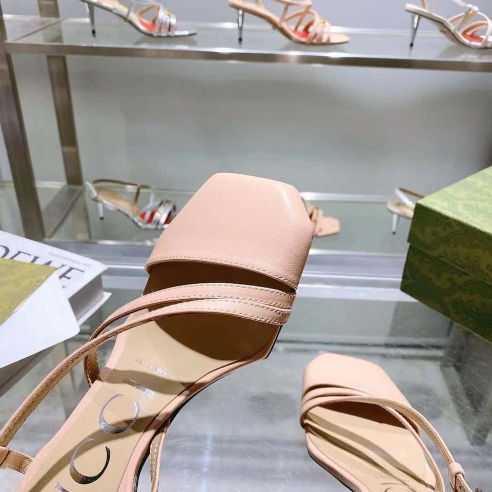 Gucci Rose Gold Mid Heel view 7