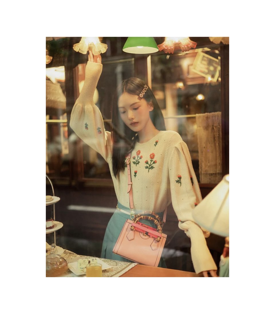 Gucci Diana Mini Tote Bag Pink view 9