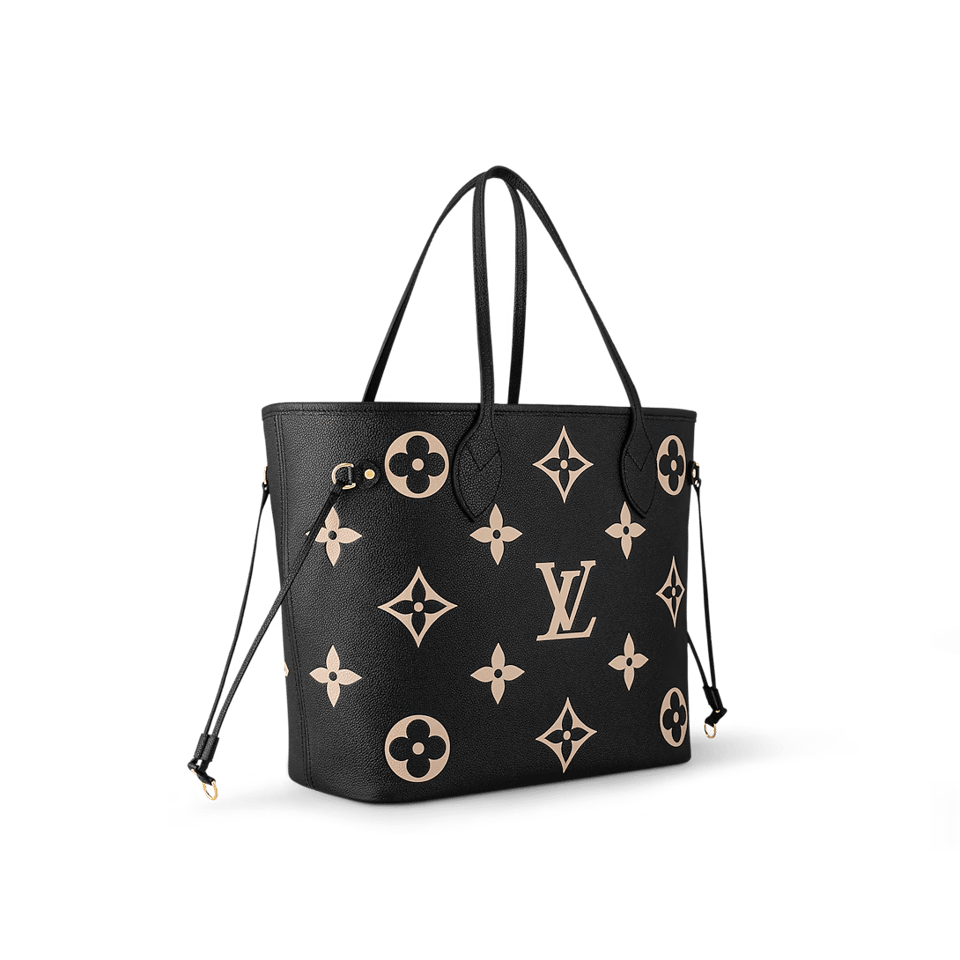 Louis Vuitton Neverfull MM Tote Bag Monogram Empreinte Black 31cm M58907 view 9