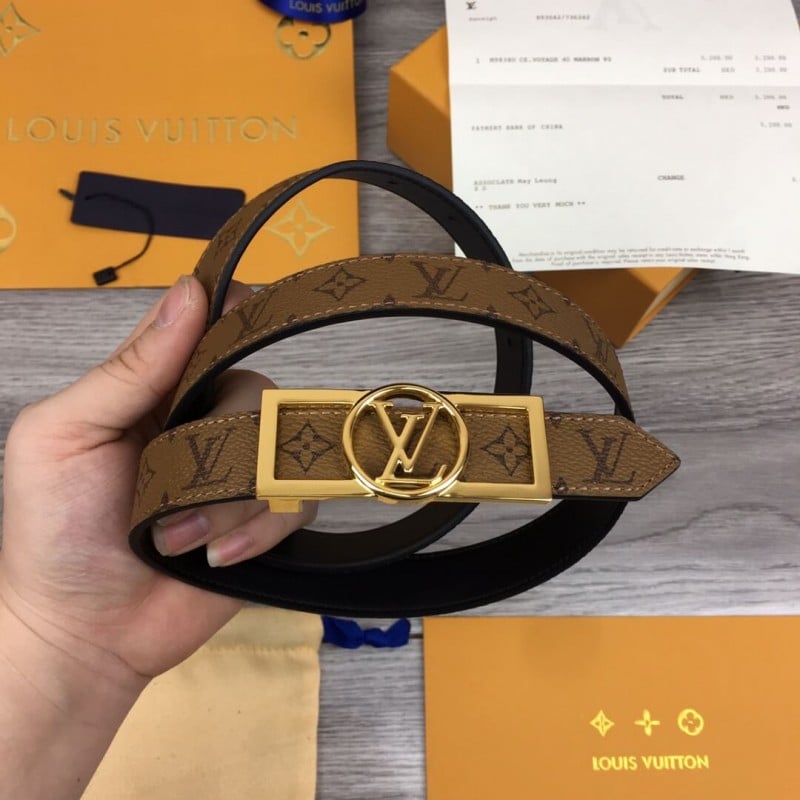 Louis Vuitton Dauphine 25mm Reversible Belt M0203U view 6