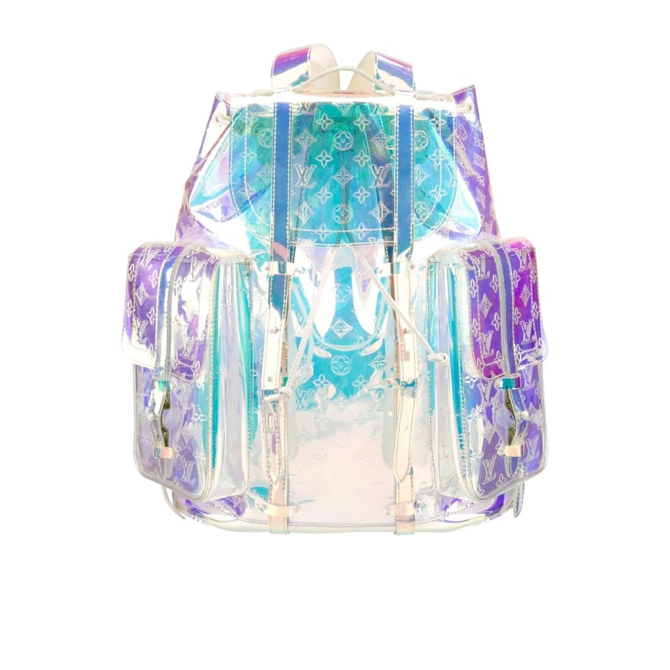 Louis Vuitton X Virgil Abloh Pvc Prism Christopher Backpack Honogram 49Cm M53286 view 2