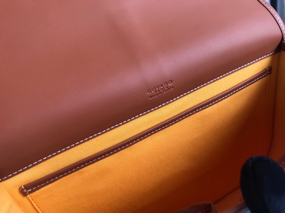 Goyard Belvedere Mm Bag 28Cm Black And Tan Canvas view 10