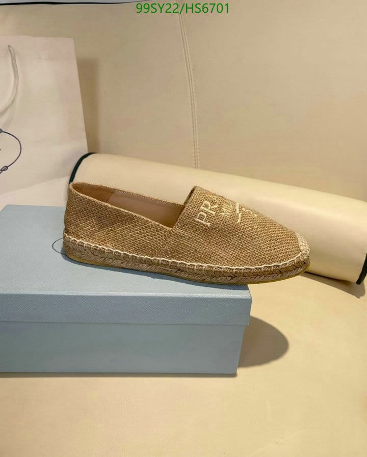Prada Linen Espadrilles Beige view 5