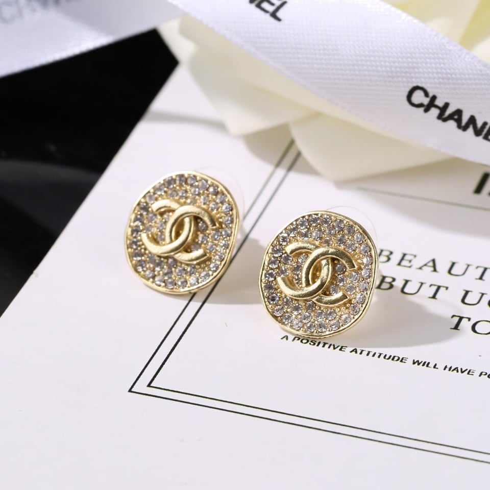 Chanel Cc Earrings view 3